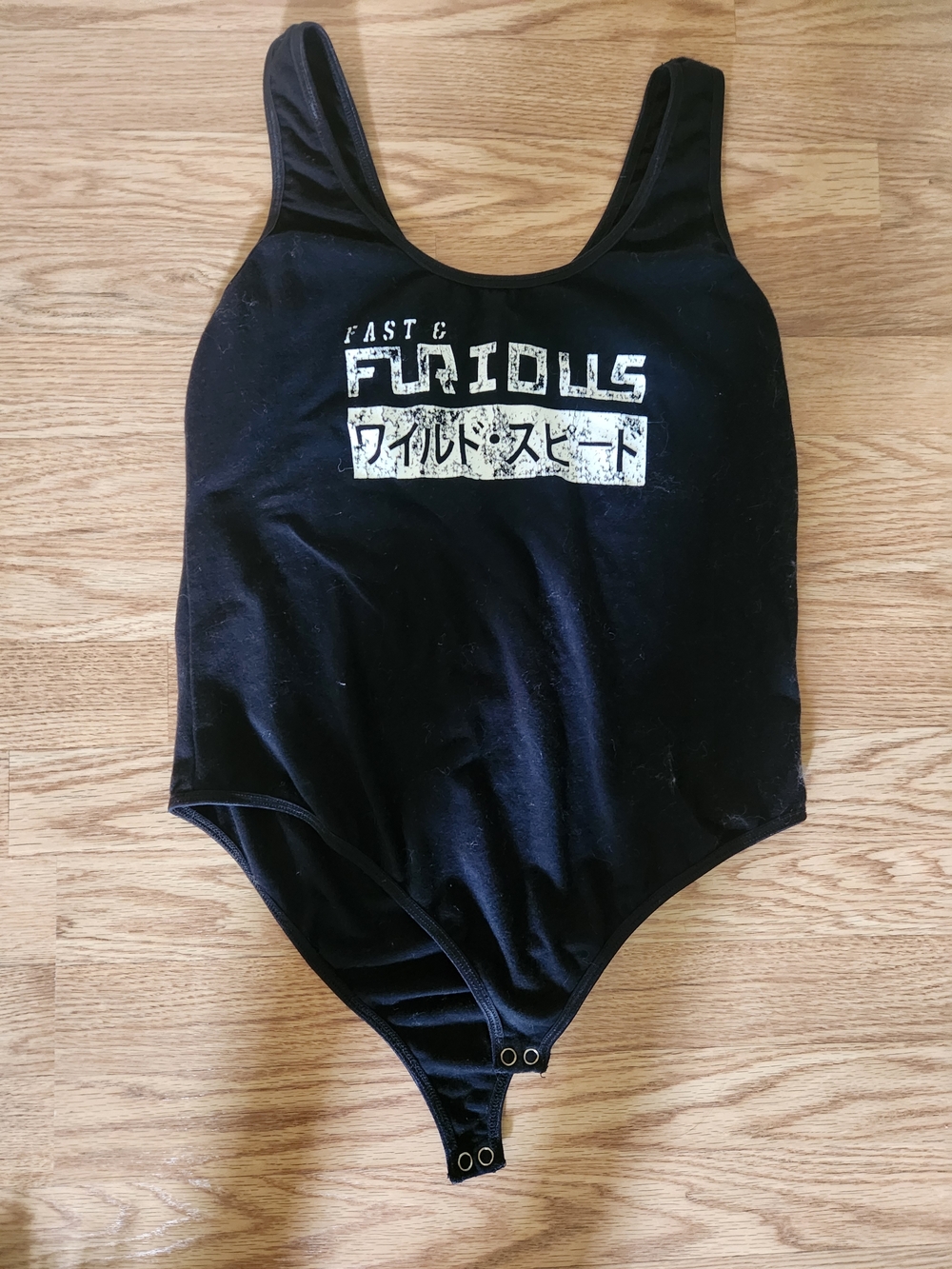 Affliction Black 'Fast & Furious' Graphic Bodysuit
